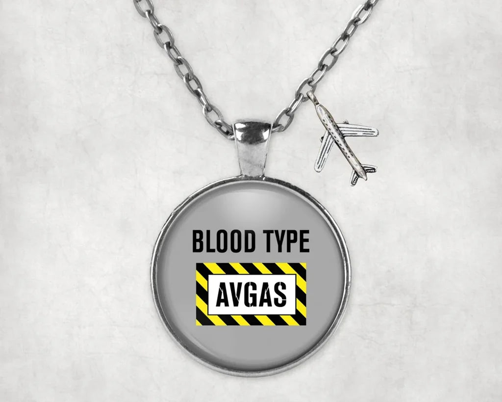 Blood Type AVGAS Necklace - view 7