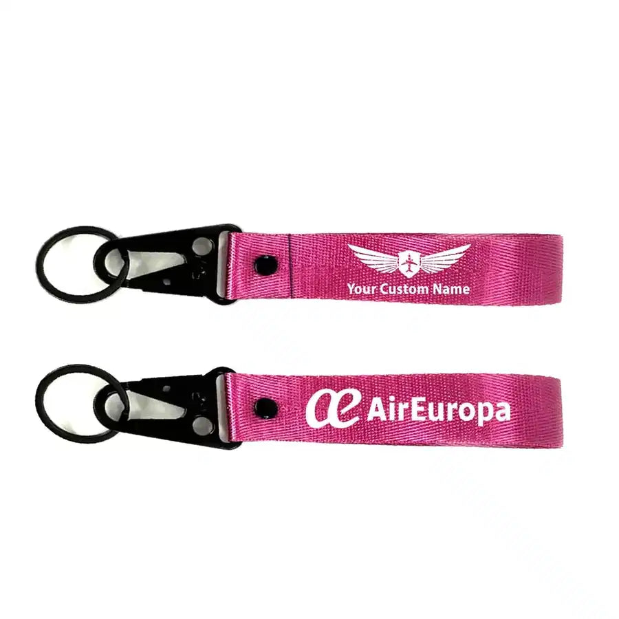 Air Europa Hawk-shaped key chain, Pink+ NAME