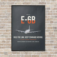 Thumbnail for E-6B Mercury vertical canvas print - framed - gray background