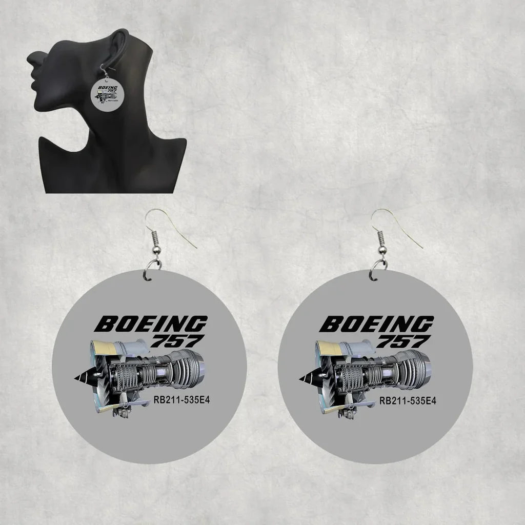 Boeing 757 Earrings - view 7
