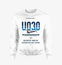 Thumbnail for Airbus U030 Flexrotor design on white sweatshirt