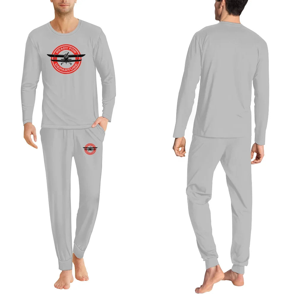 Ready for Departure men pajamas - Light Gray