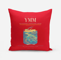 Thumbnail for Fort McMurray International Airport (YMM) design on red pillow