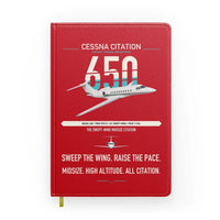 Thumbnail for Cessna Citation 650 - Citation III design on red notebook