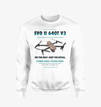 Thumbnail for Autel EVO II Dual 640T V3 design on white sweatshirt