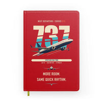 Thumbnail for Boeing 737 MAX 9 design on red notebook