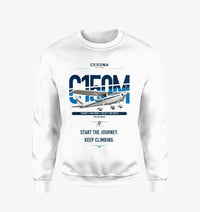 Thumbnail for Cessna 150M design on white sweatshirt