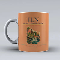 Thumbnail for Joplin Regional Airport (JLN) airport code design on orange ceramic mug