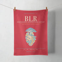 Thumbnail for Kempegowda International Airport Bengaluru BLR - Deccan Garden Silk Loom - Red