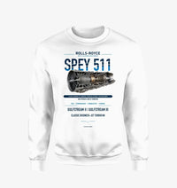 Thumbnail for SPEY 511 design on white sweatshirt