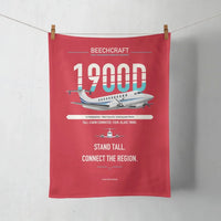 Thumbnail for Beechcraft 1900D design on red towel