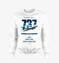 Thumbnail for Boeing 737-900ER design on white sweatshirt