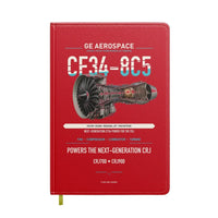 Thumbnail for CF34-8C5 design on red notebook