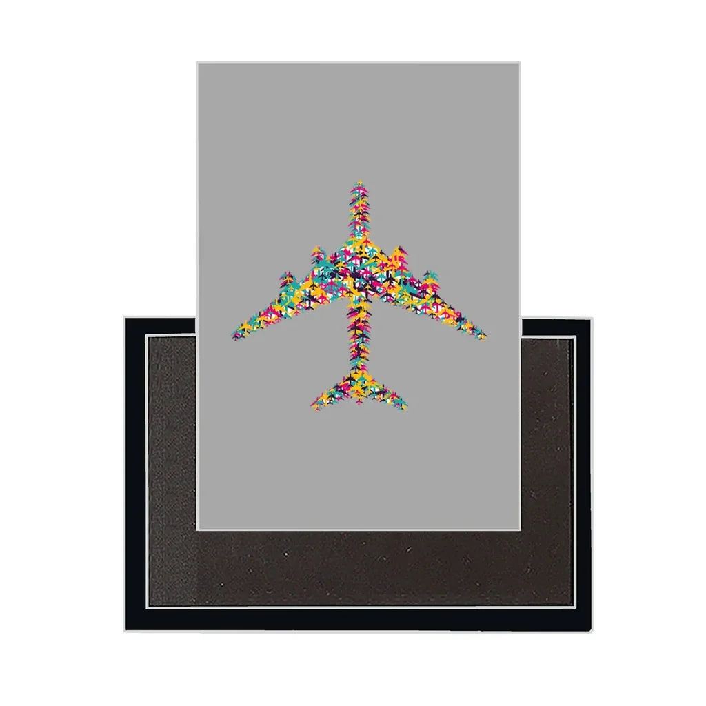 Colourful Airplane Magnet - view 7