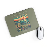 Thumbnail for VINTAGE G4475 - The Ridge Soaring Sunset - Designed Mouse Pads design on greenarmy rectangle