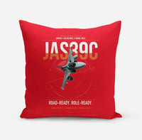 Thumbnail for Saab JAS 39C Gripen design on red pillow