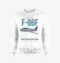 Thumbnail for F-86F Sabre design on white sweatshirt