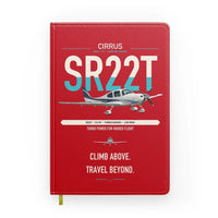 Thumbnail for Cirrus SR22T design on red notebook