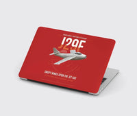 Thumbnail for Saab J 29F Tunnan design on red MacBook case