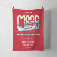 Thumbnail for Cessna A188B AgTruck design on red towel