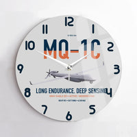 Thumbnail for MQ-1C Gray Eagle ER design on light gray no frame wall clock