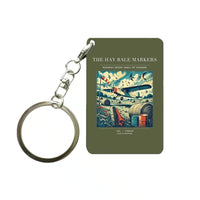 Thumbnail for VINTAGE G4387 - The Hay Bale Markers - Designed Key Chain design on greenarmy