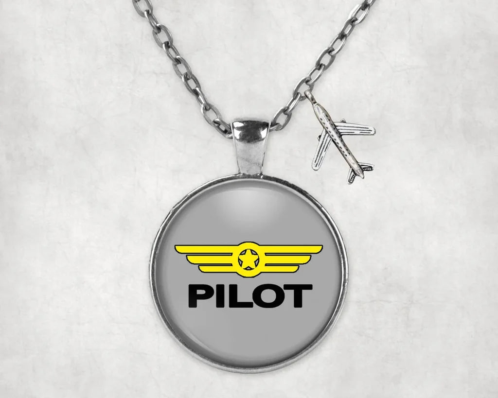 Pilot & Badge Necklace - view 7