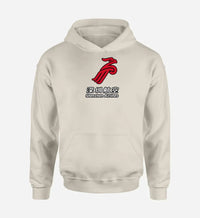 Thumbnail for Shenzhen Airlines logo printed on khaki hoodie