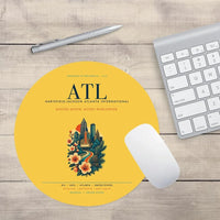 Thumbnail for Atlanta Hartsfield-Jackson International Airport (ATL) design on yellow round mouse pad