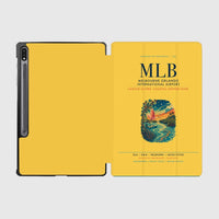 Thumbnail for Melbourne Orlando International Airport (MLB) design on yellow samsung tablet tablet case
