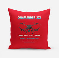 Thumbnail for Draganfly Commander 3XL design on red pillow