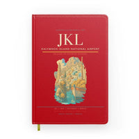 Thumbnail for Kalymnos Island National Airport (JKL) design on red notebook
