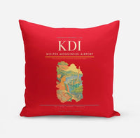 Thumbnail for Wolter Monginsidi Airport (KDI) design on red pillow