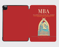 Thumbnail for Moi International Airport (MBA) design on red ipad tablet case