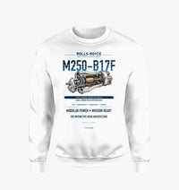Thumbnail for M250-B17F design on white sweatshirt