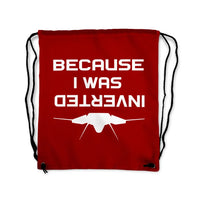 Thumbnail for Because I was Inverted Drawstring Bag - view 7