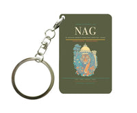 Thumbnail for Dr. Babasaheb Ambedkar International Airport NAG — Nagpur Key Chain design on green army key chain