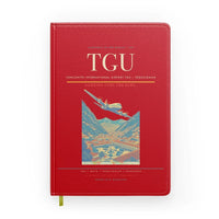 Thumbnail for Toncontín International Airport (TGU) design on red notebook