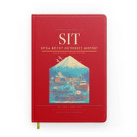 Thumbnail for Sitka Rocky Gutierrez Airport (SIT) design on red notebook