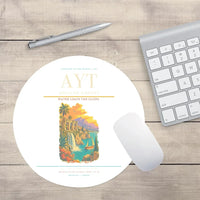 Thumbnail for Antalya Airport AYT Mouse-Pad Round - White