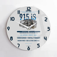 Thumbnail for 915 iS design on light gray no frame wall clock