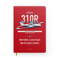Thumbnail for Cessna 310R design on red notebook