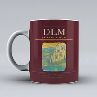 Thumbnail for Airport DLM Mug design on dark red dalaman
