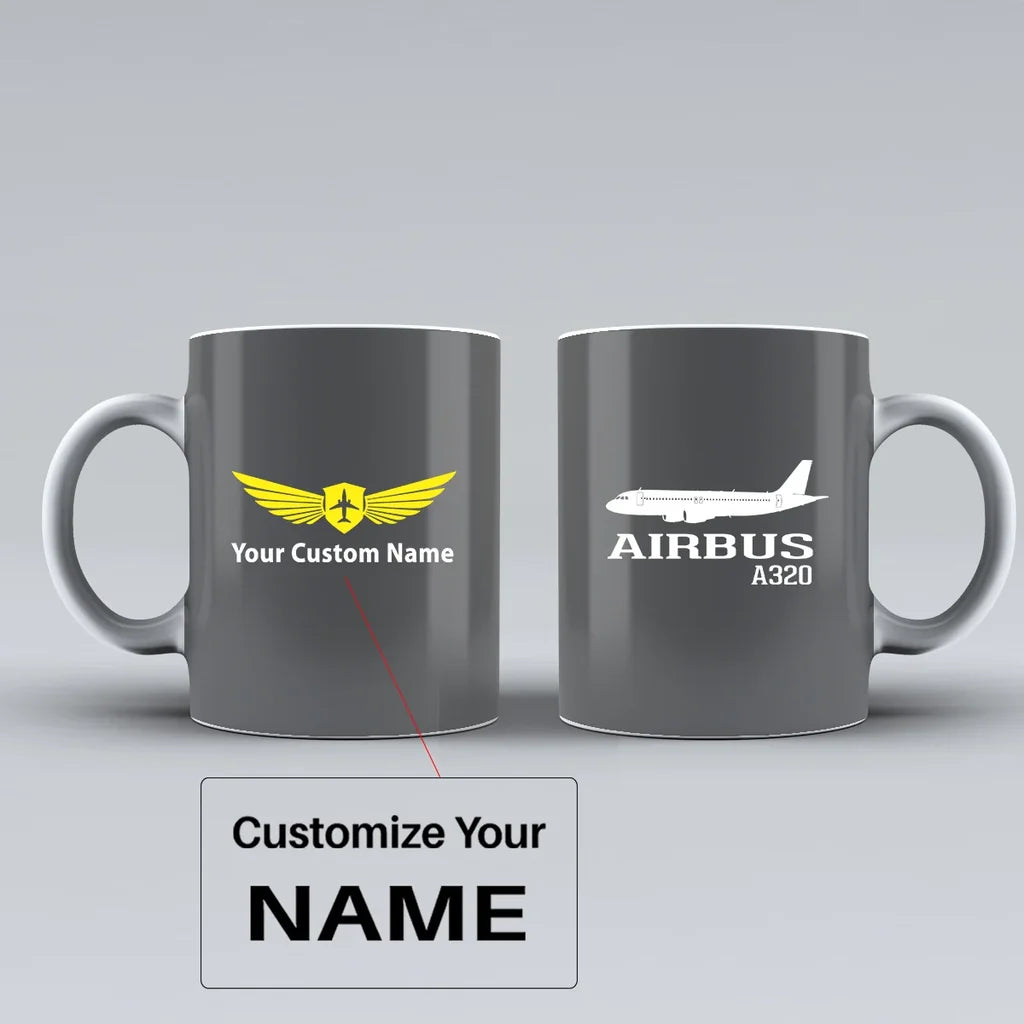 Customisable Airbus A320 Mug - view 7