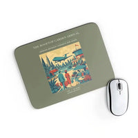Thumbnail for VINTAGE G4371 - The Rooftop Garden Arrival - Designed Mouse Pads design on greenarmy rectangle