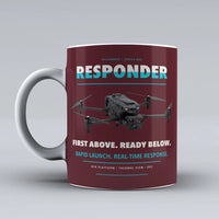 Thumbnail for Responder Mug design on dark red brinc