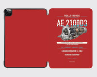 Thumbnail for AE 2100D3 design on red ipad tablet case