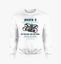 Thumbnail for DJI Avata 2 design on white sweatshirt