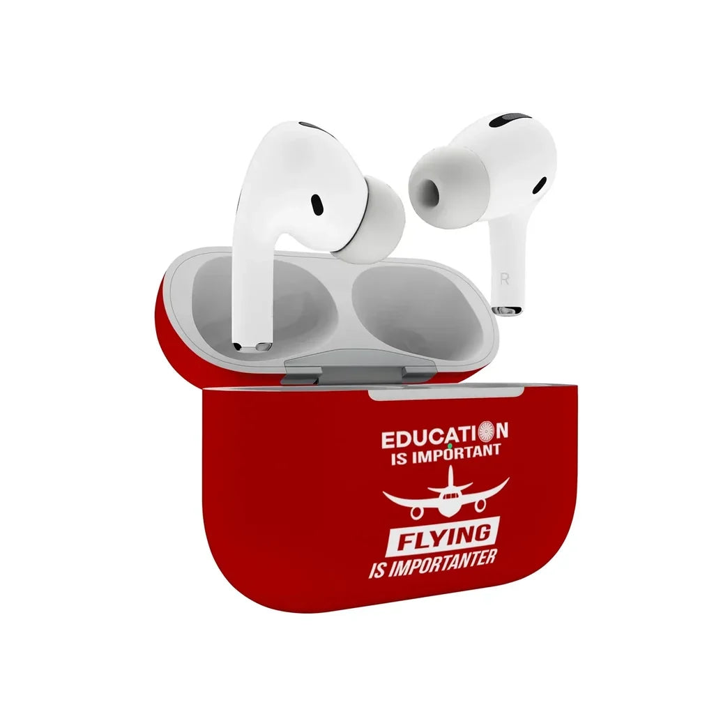 Flying is Importanter AirPods Pro plastic case - Red