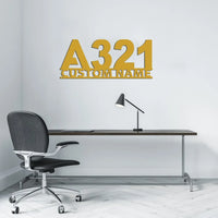 Thumbnail for Customisable Airbus A321 Metal Sign - view 7